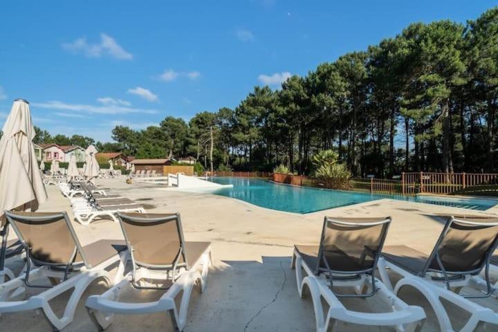 Maison Sur Golf Avec Piscine Chauffee A Lacanau Ocean Exterior photo